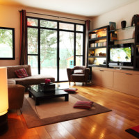 Moderní obývací pokoj je ideální místem pro odpočinek